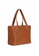 Strathberry brown S CABAS SHOULDER BAG - TAN WITH VANILLA STITCH F732AAC73B4F2DGS_3