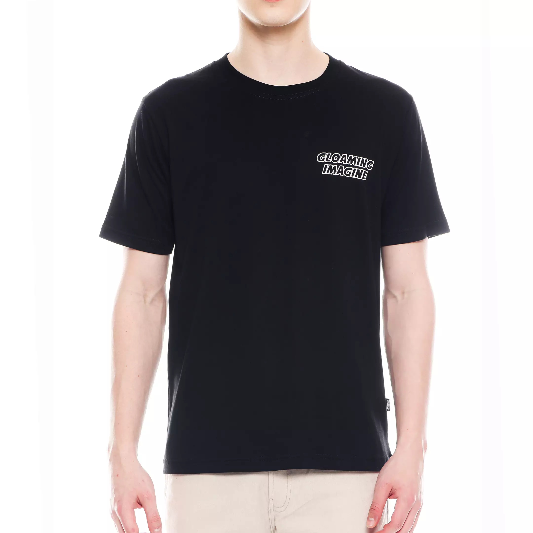 Kaos Design Imagination Hitam Unisex