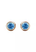 Blue Topaz Rose Gold