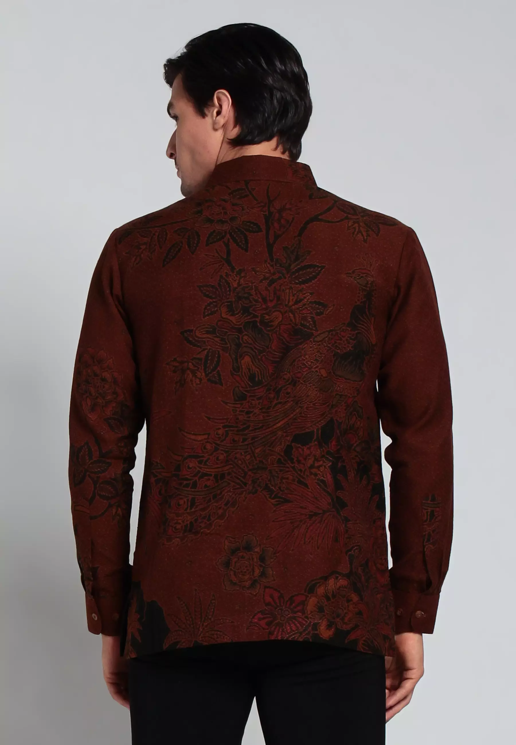 Kemeja Batik Katun Lengan Panjang Motif CENDRAWASIH Batik Exclusive Spesial Laseman Premium
