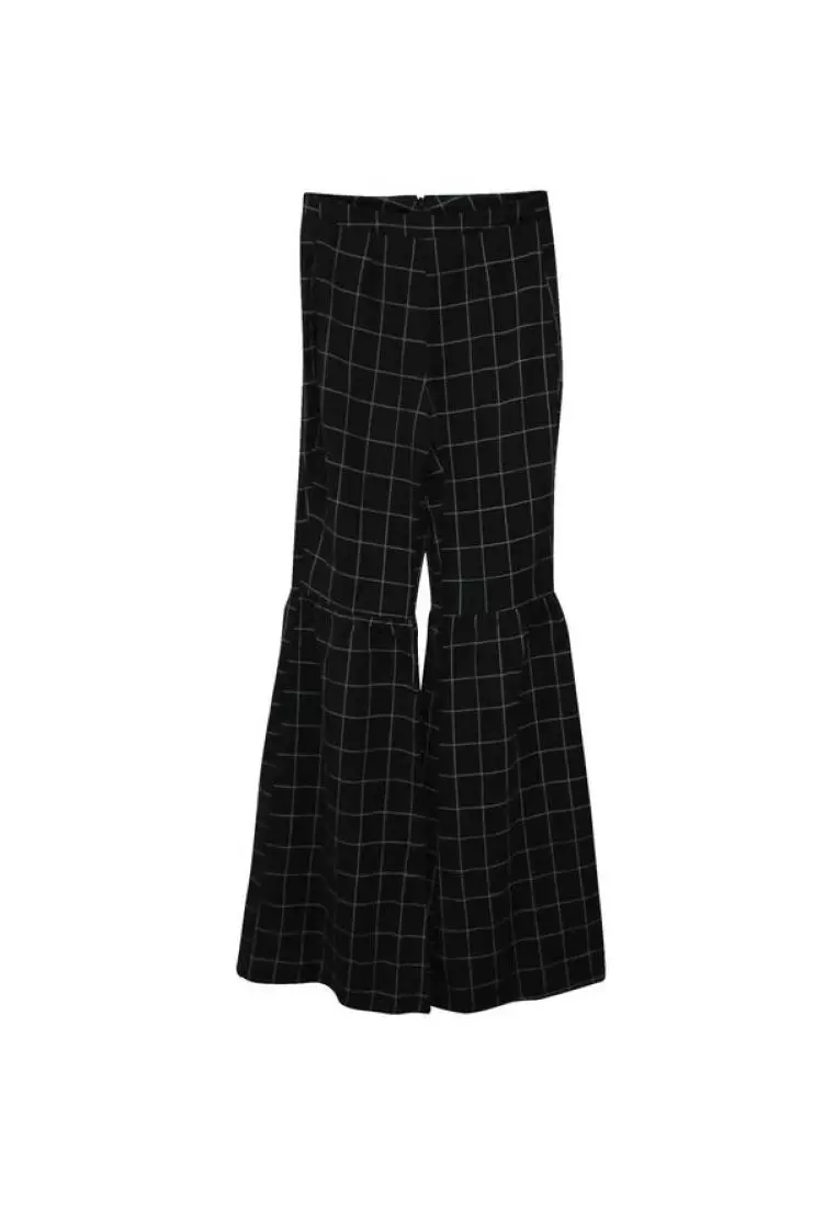 Buy Reformation Pre Loved REFORMATION Black Checked Pants 2024