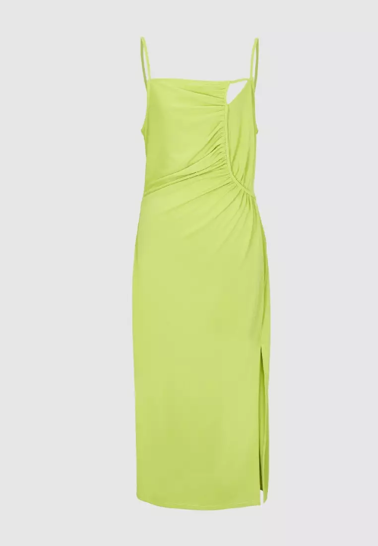 Buy Urban Revivo Ruched Sleeveless Straight Dress 2025