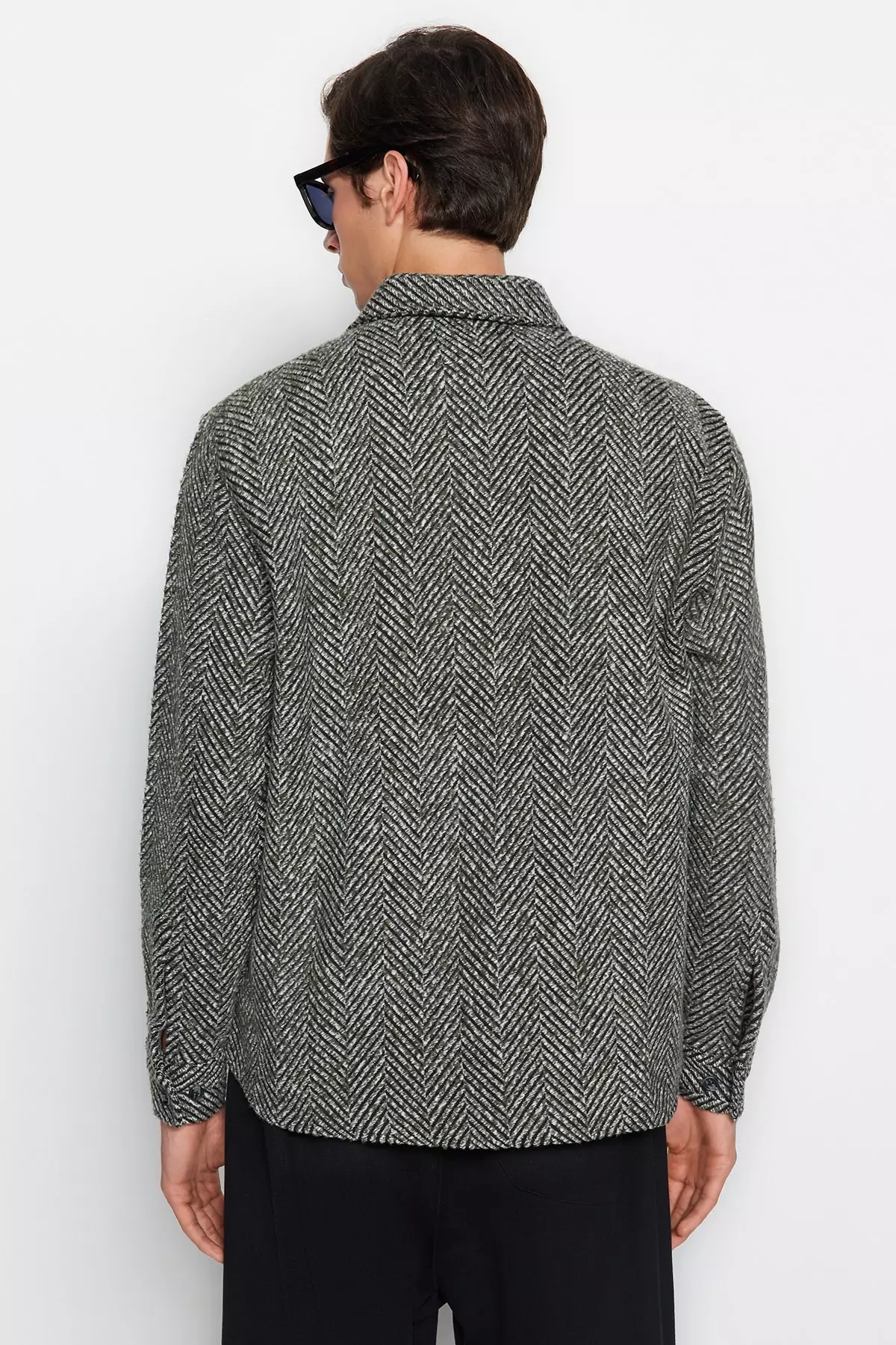 Textured Overshirt
