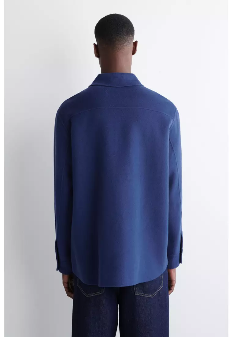 Buy COS DOUBLE-FACED WOOL OVERSHIRT 2026 Online | ZALORA