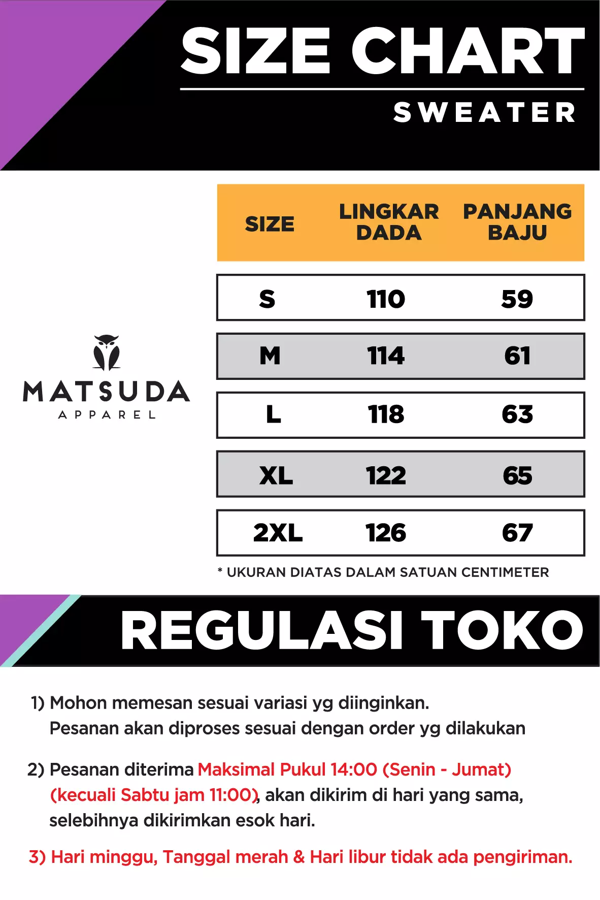 MATSUDA Sweater Crewneck Ikeda