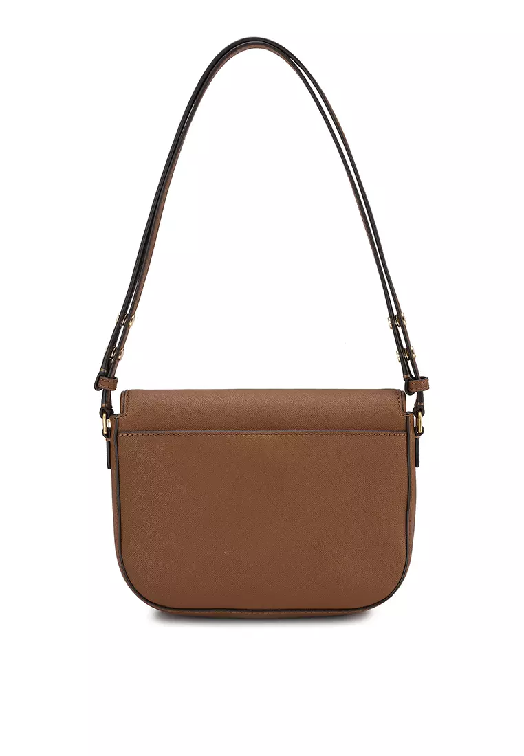 Tory burch saddle large crossbody hotsell bag