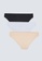 LC WAIKIKI white Women's Plain Bikini Panties 3-Pack 3C39DUS2F61BA6GS_2