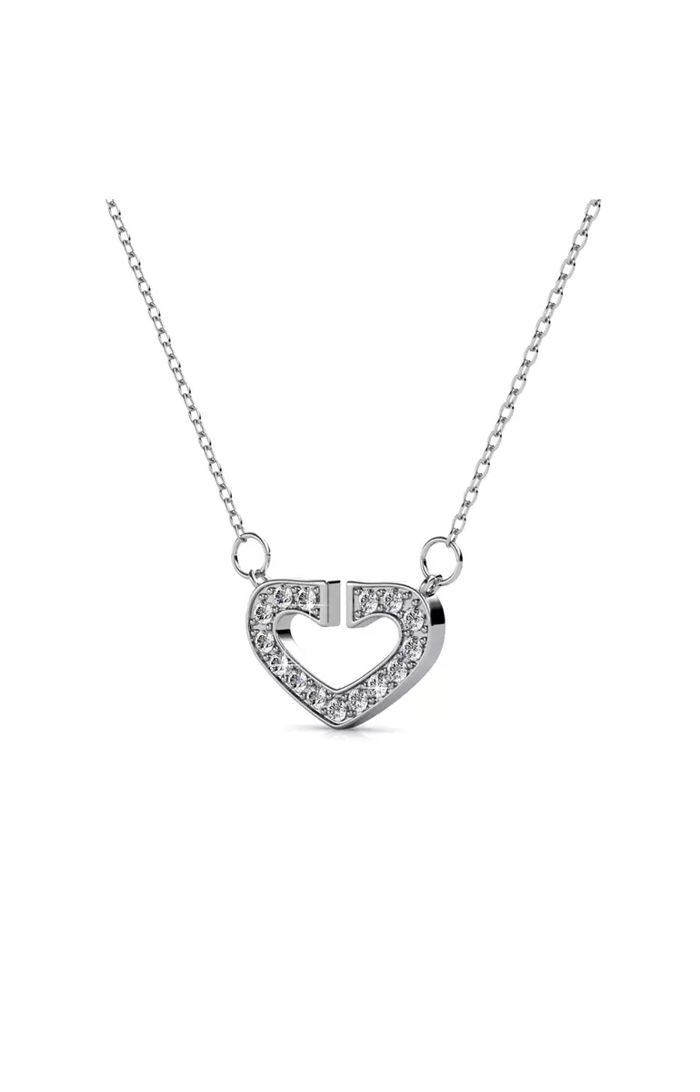 Hearty Pendant RG - Kalung Crystal Swarovski by Her Jewellery