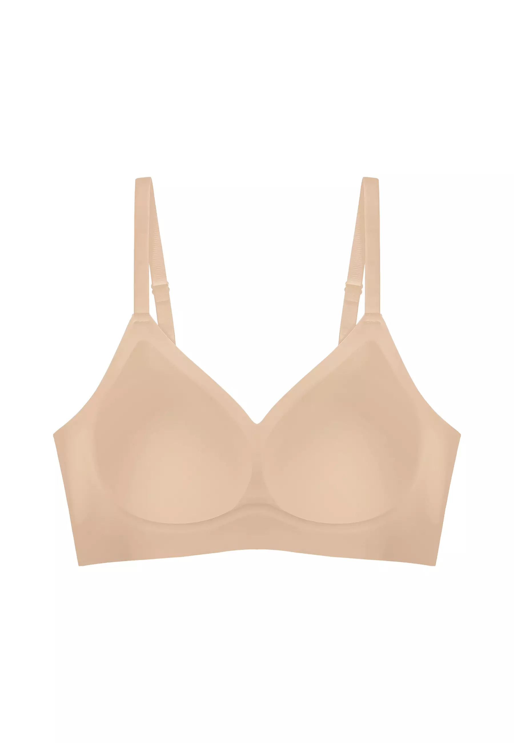 YouHave (You’ve) BH Bra Wanita Bahan Seamless Wireless Bra BH Tanpa Kawat Busa Sedang PushUp Bra 3 Kaitan Without Wire Laminated One Piece Menopang 100203