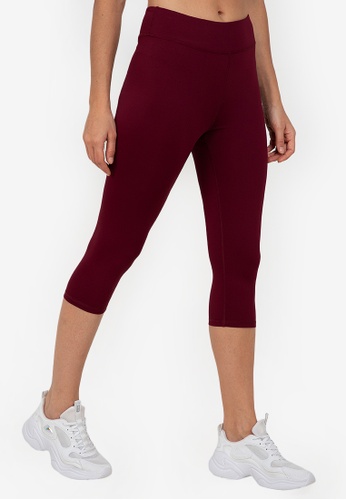 ZALORA ACTIVE red Capri Tights D19FAAA7BC1B53GS_1