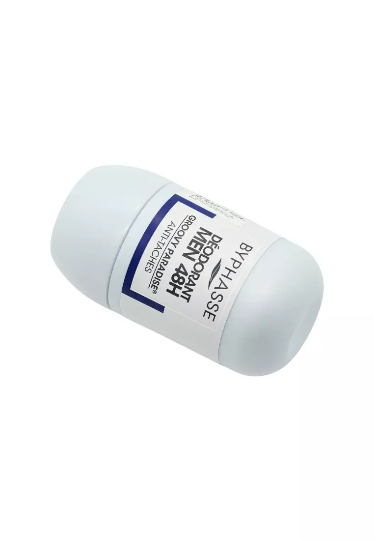 Byphasse 48H Men Deodorant Roll-On,Groovy Paradise 50ml