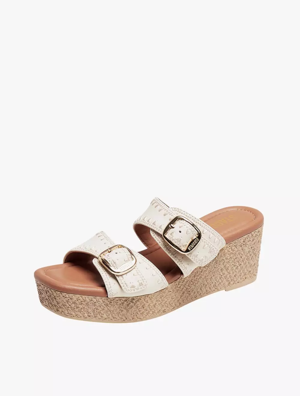 Staccato Women's Z16-8-018 Wedges Sandals - Beige