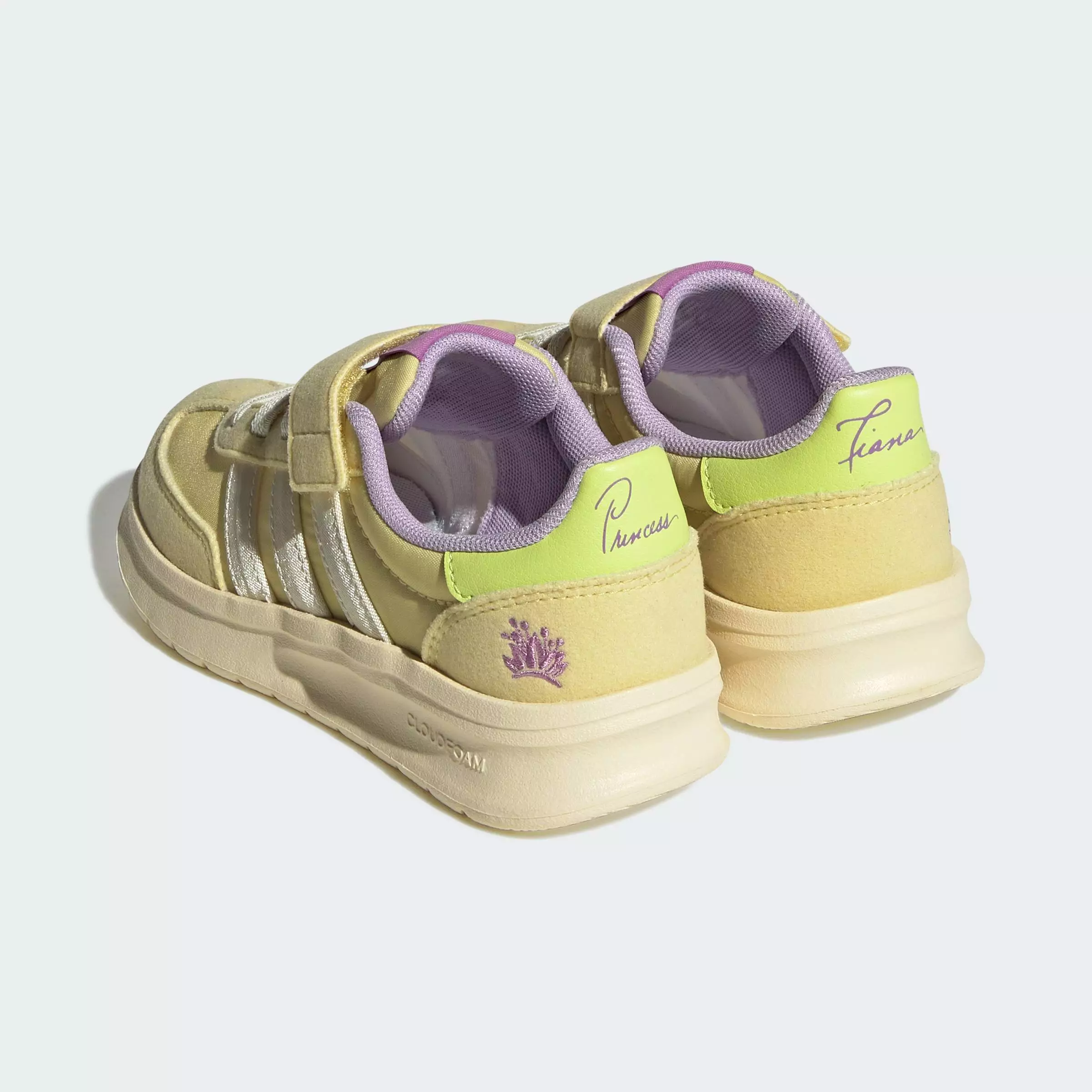 Lifestyle Disney Tiana Run 70s 2.0 Shoes Kids Unisex Yellow JR4921