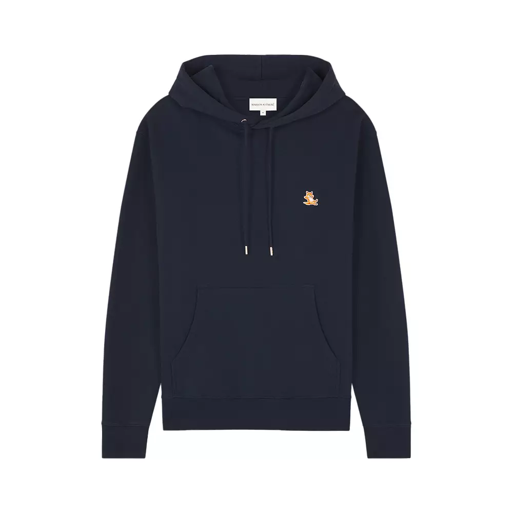 Jual Maison Kitsune Chillax Patch Regular Hoodie Ink Blue