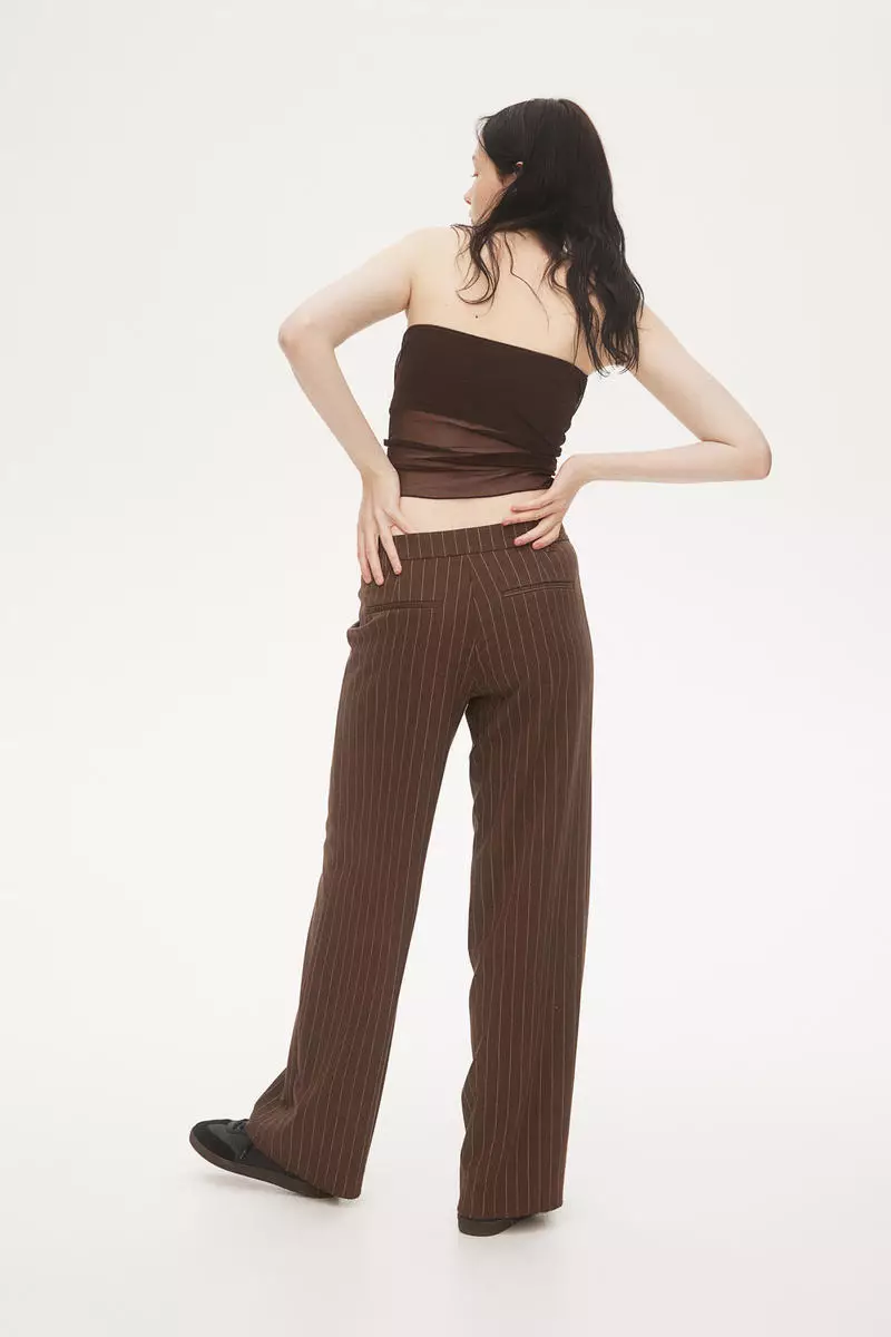 Wide tailored trousers
