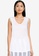 Springfield white Lace Shoulders T-Shirt E759CAA8B38DAEGS_1