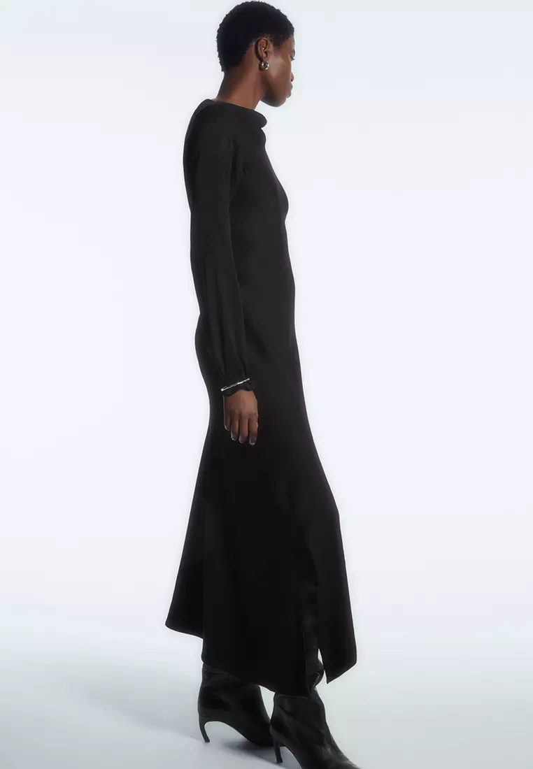 Asymmetric Midi Dress