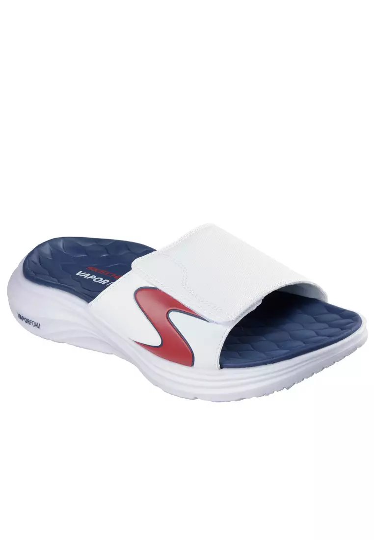Skechers Mens Sport Vapor Foam Sandal - Navy/Red