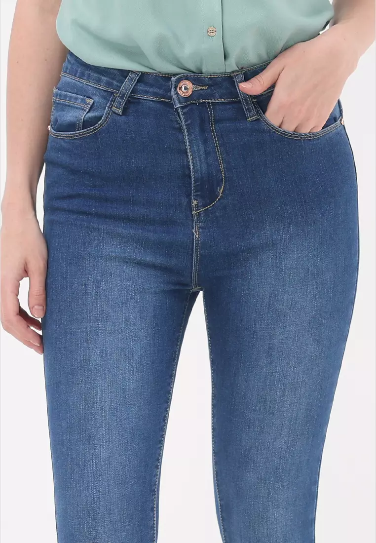 Denim High Waist Ladies Jeans