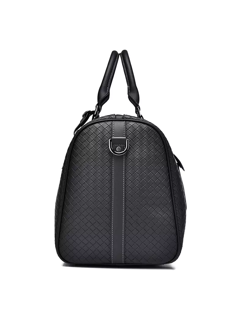Woven Faux Leather Duffel Bags CK60008