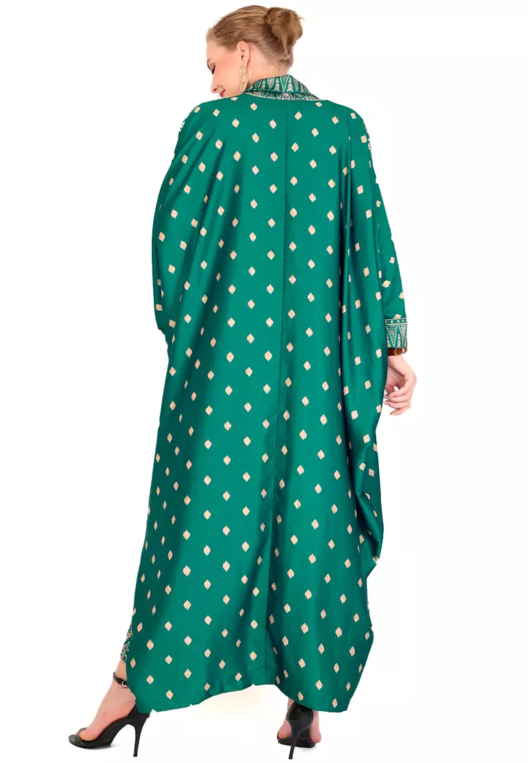 Kanzi Exclusive Long Sleeve Songket Kaftan