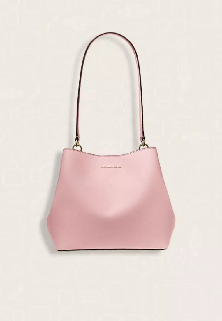 Michael Kors Pratt Medium Shoulder Bag Powder Blush