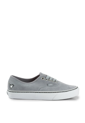 light grey and white vans
