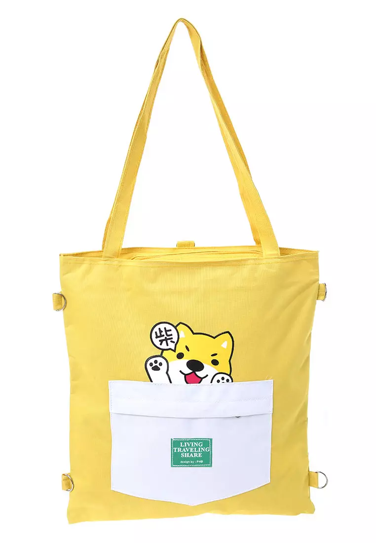 Kayla Tote bag Woman Quality Premium - Yellow