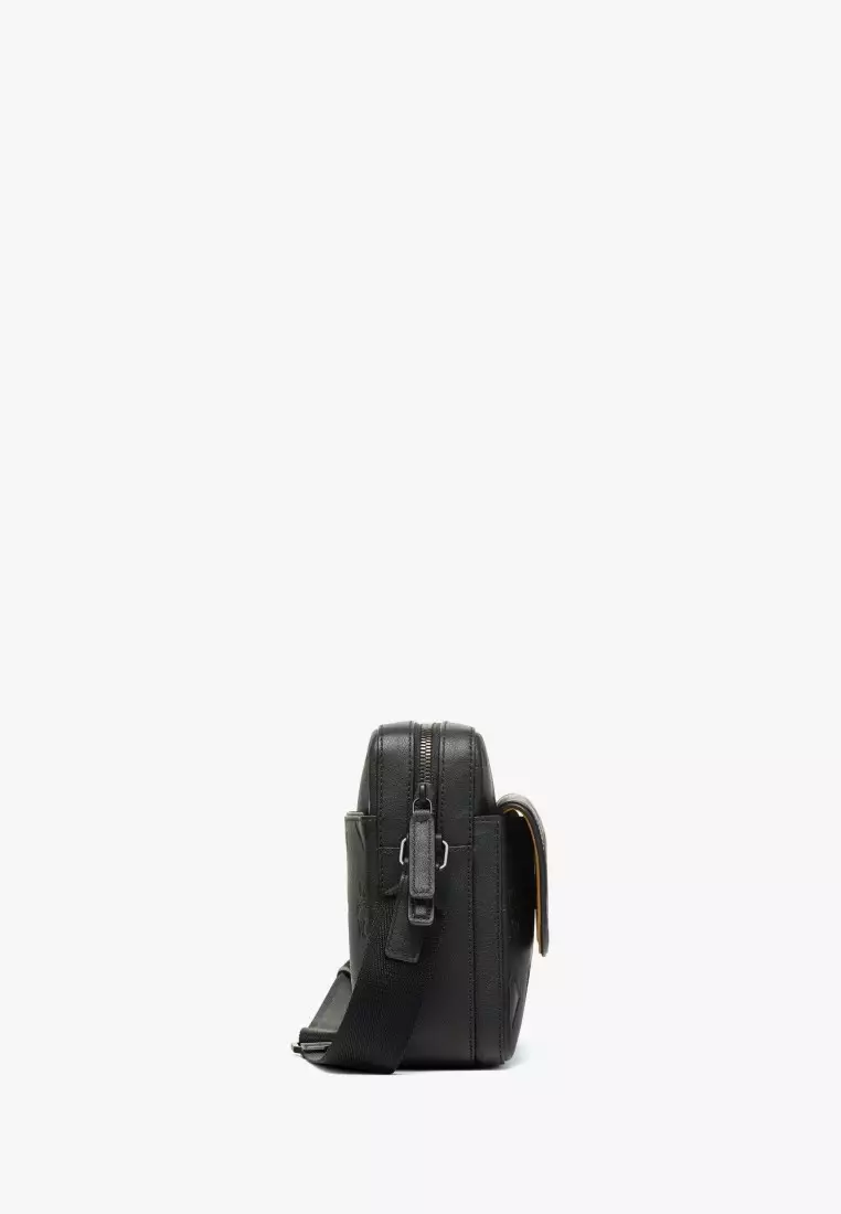 Mcm messenger hotsell bag black