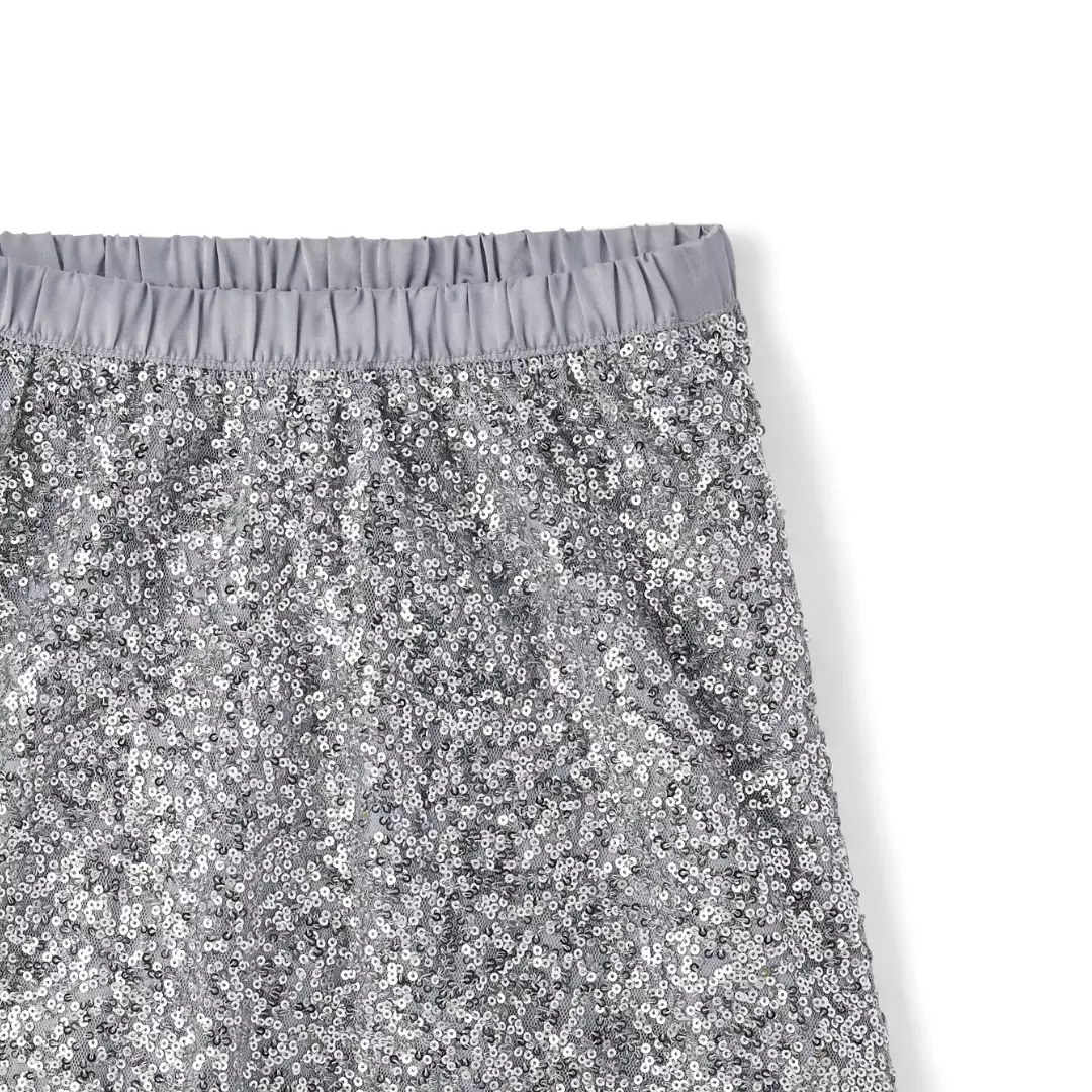 Girls Sequin Skirt - Rok Anak Perempuan (Abu)
