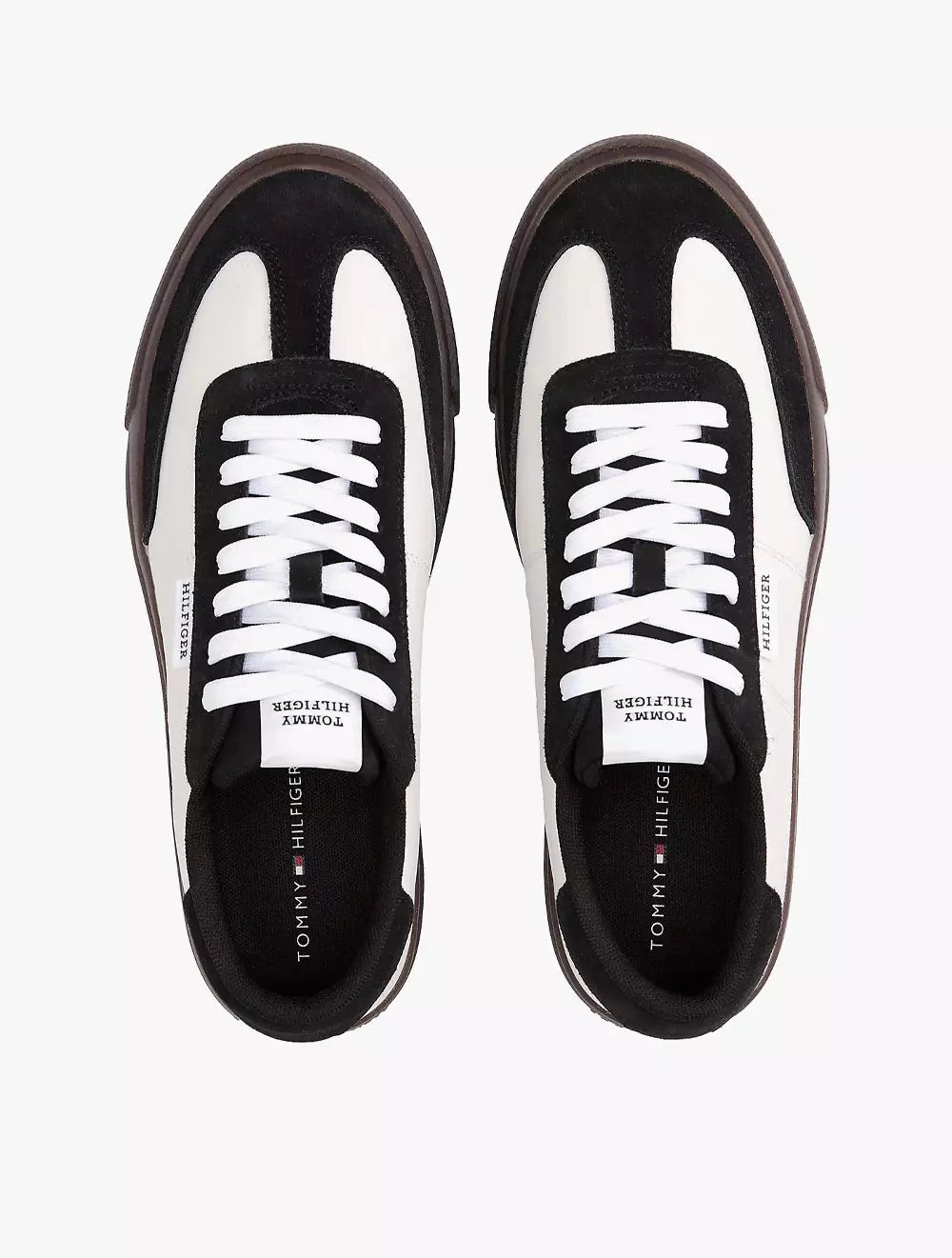 Tommy Hilfiger - Contrast Suede Sneaker - Ecru