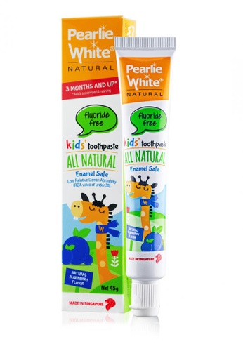 Pearlie White Pearlie White All Natural Enamel Safe Kids Blueberry Toothpaste 45g C8F13ESAE5F608GS_1