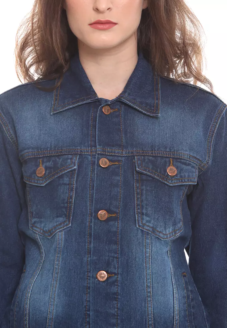 Jaket Denim Regular Deep Blue Wash JD2004