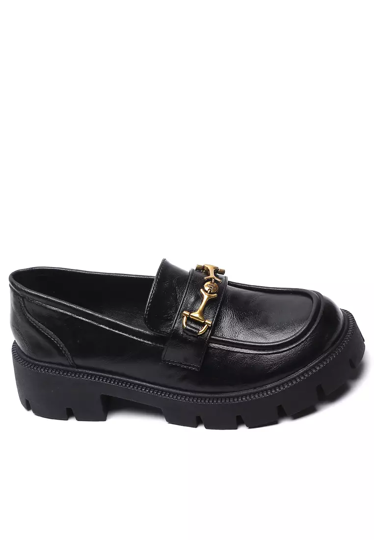 Discount on Twenty Eight Shoes  shoes - SKU: Platform Horsebit Microfiber Leather Loafers Ww193-2