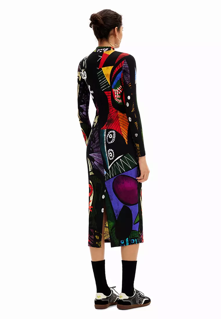 Desigual Woman M. Christian Lacroix arty midi dress .