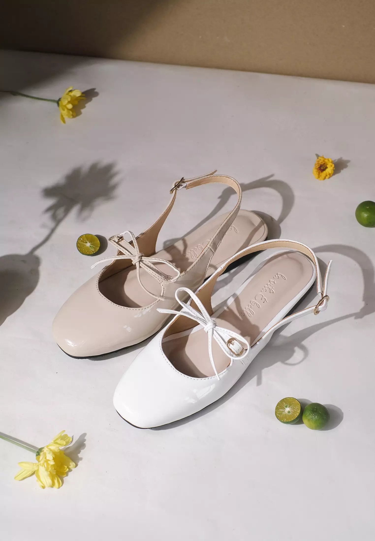 Jodie Mary Jane Sandal Flat Wanita Slingback Shoes
