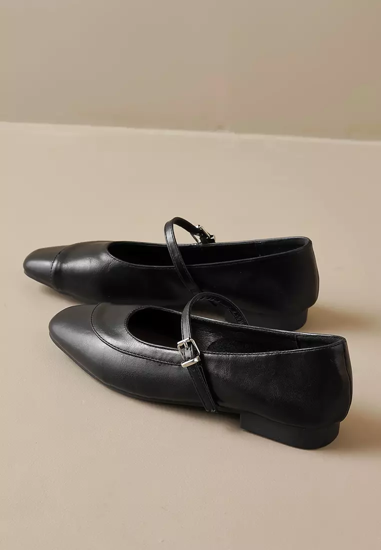 French Style Microfiber Leather Mary Jane Shoes WW821-2