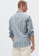 MANGO Man blue Slim Fit Striped Cotton Shirt FFBB9AA72339DAGS_2