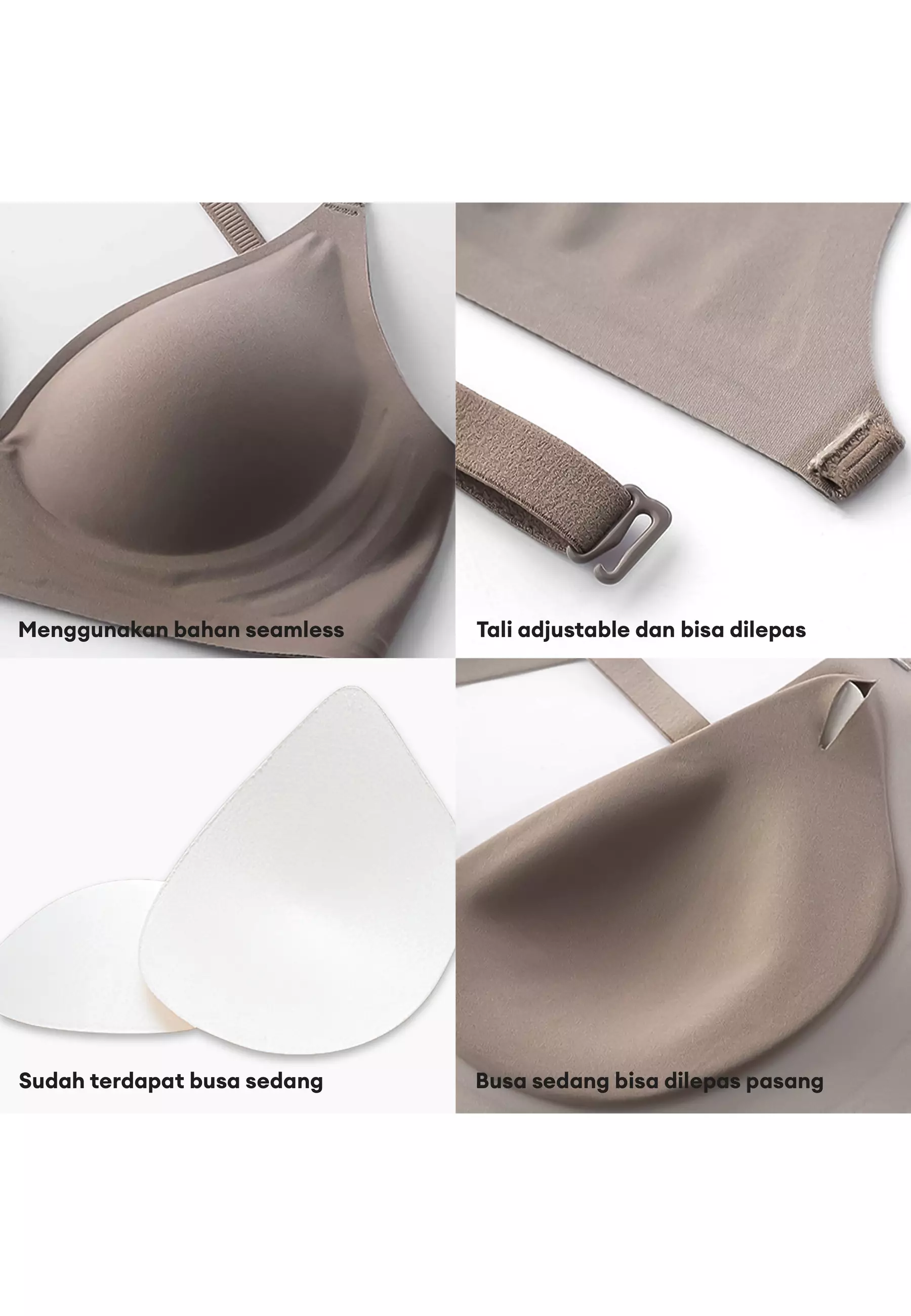 You’ve ( YouHave )  BH Seamless Premium Bra Seamless Tanpa Kawat Bra Tanpa Jahitan Beha Bra 100178
