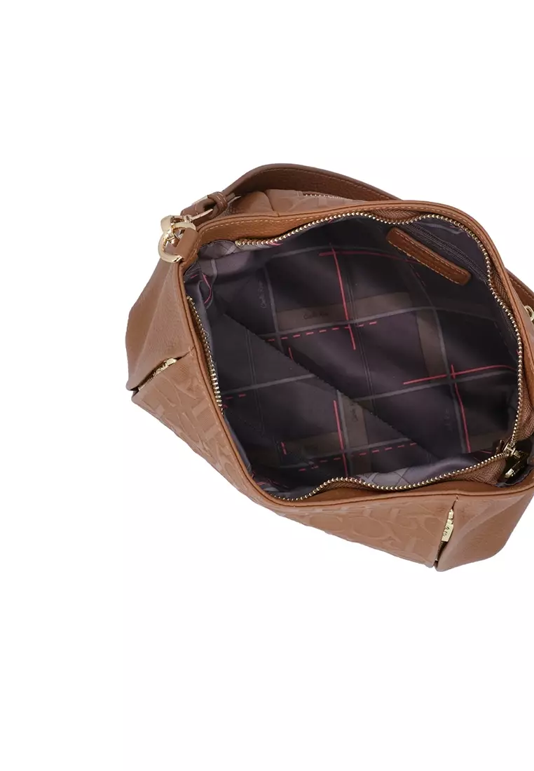 CR Sterling 2-Way Shoulder Bag - Dark Beige