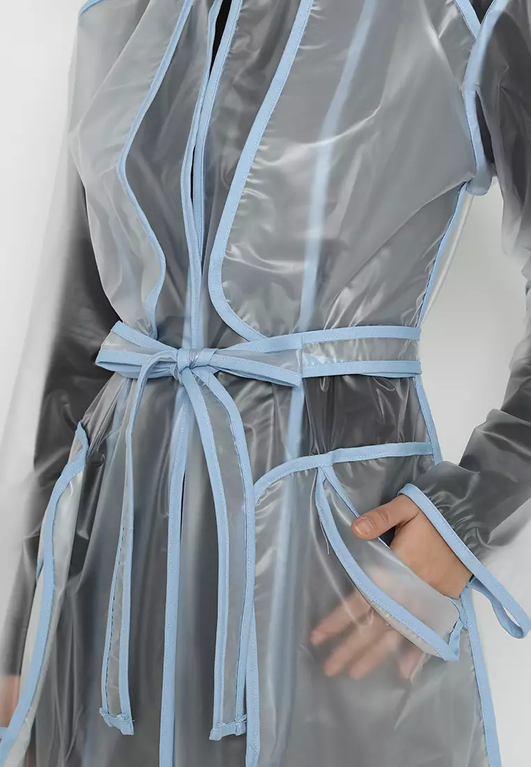 Quinnsha Rain Coat Blue