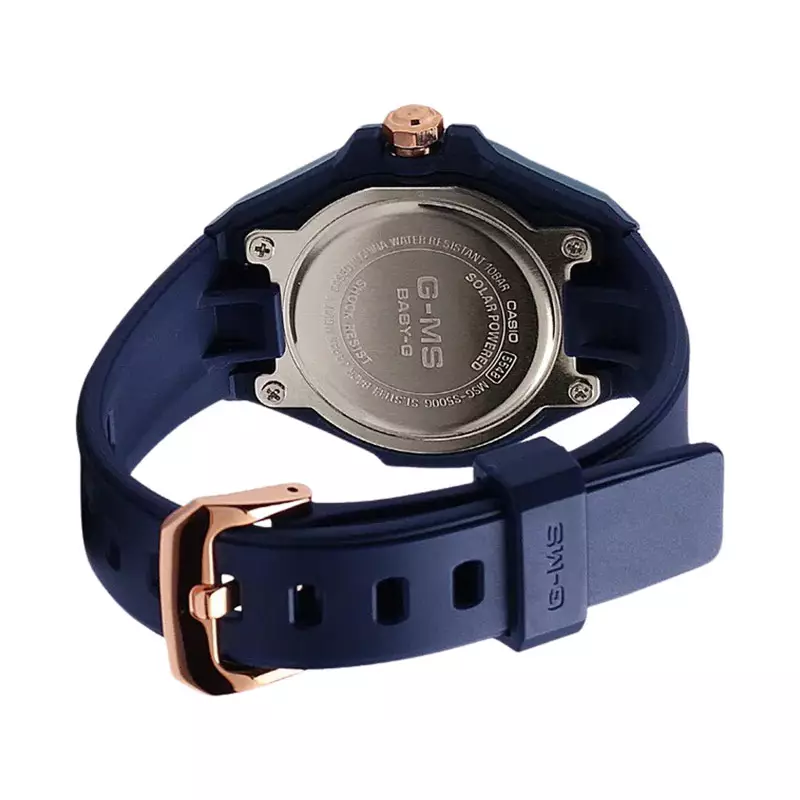 Jam Tangan Wanita Casio Baby-G MSG Series MSG-S500G-2A2DR Ladies Navy Dial Deep Navy Resin Band