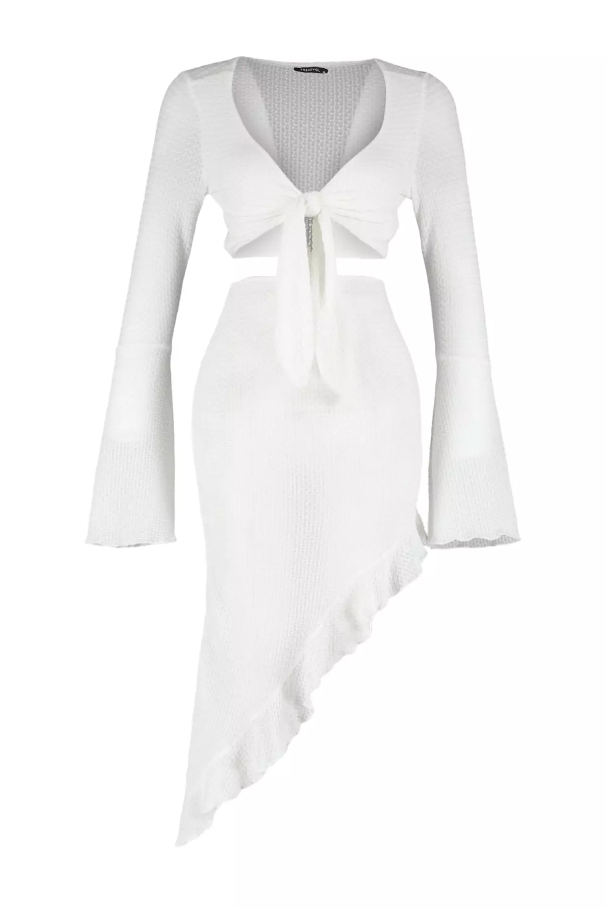 Tied Blouse Skirt Set