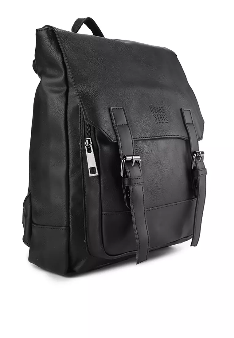 Distressed Leather Relay Backpack
