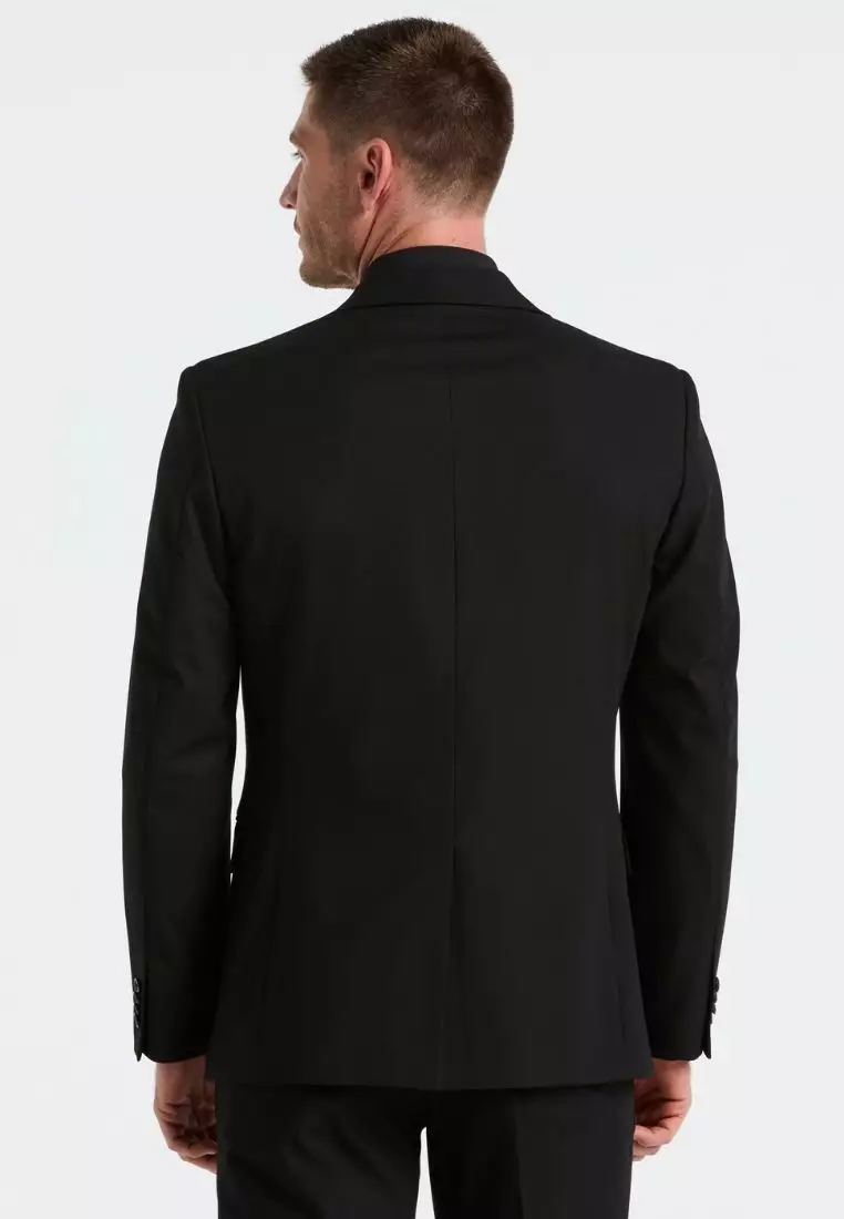 Dobby Louis Slim Fit Suit Jacket