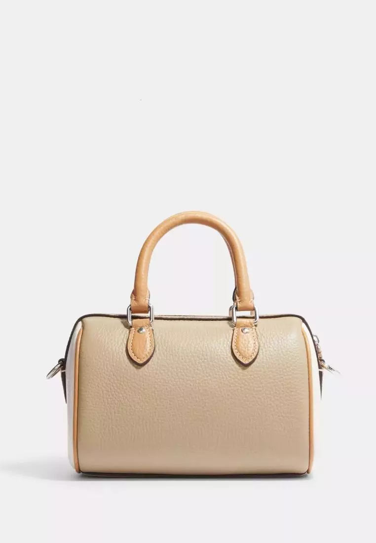 Coach Rowan Mini Rowan Crossbody In Colorblock Sandy Beige Multi