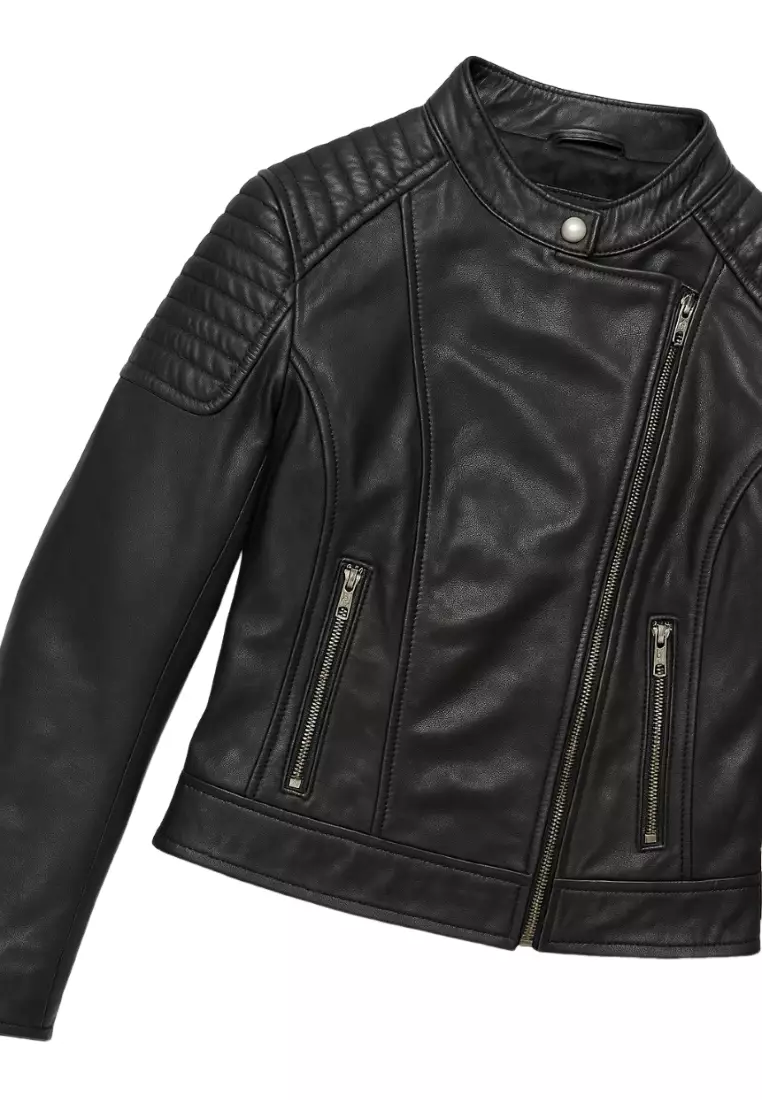 Real Leather Jacket Black- Lamb skin Jacket- Jacket for Men- Oxhide RACER