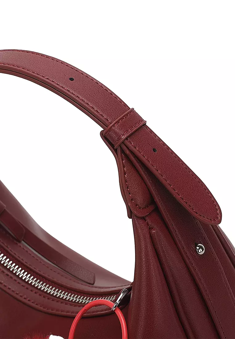 Women's Shoulder Bag / Sling Bag / Crossbody Bag - Maroon