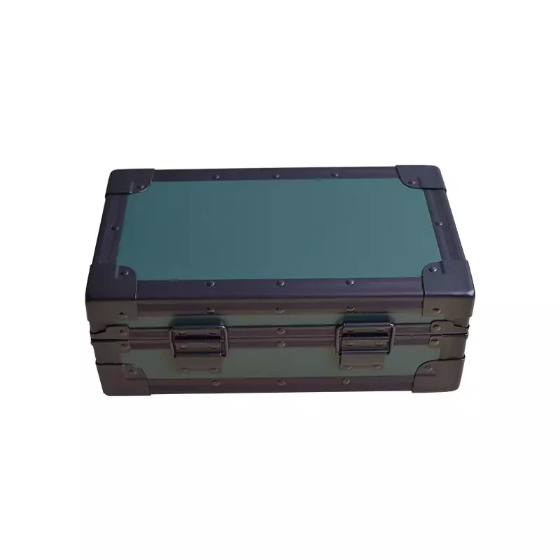 Kotak Jam Tangan Driklux 8W-GG Green Carbon PU Leather Box