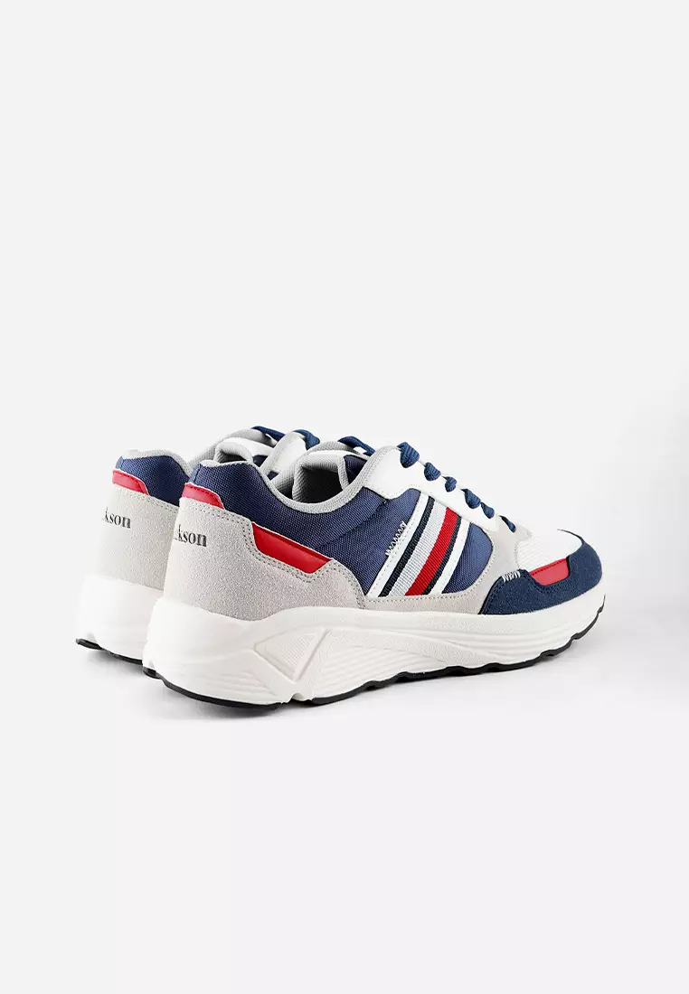 Jackson Gufi 1JY Navy Red - Sepatu Sneakers